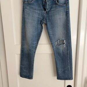 Citizens Of Humanity Emerson Distressed Ankle Jeans.